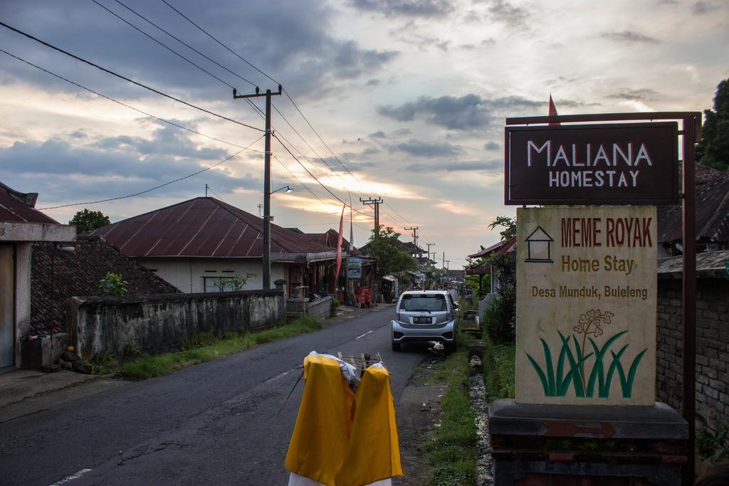 Maliana Homestay Munduk Exteriör bild